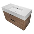 thumbnail image 4 of Nameeks Derin-4018-W Derin 40" Wall Mounted Single Basin Vanity Set - Glossy White /, 4 of 7