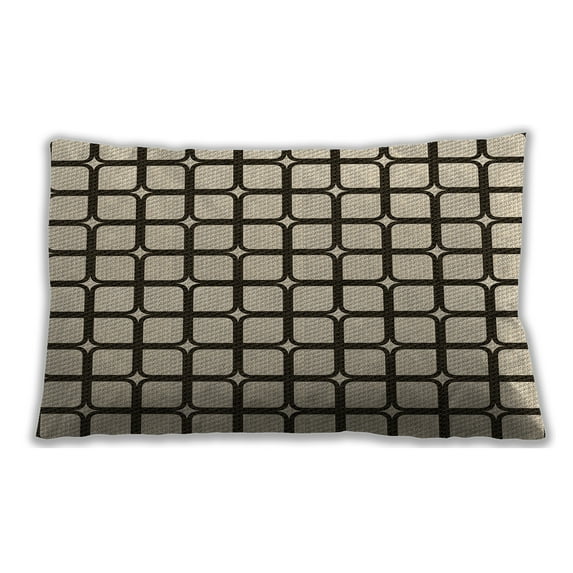 Ahgly Company Outdoor Rectangular Contemporary Lumbar Throw Pillow, 13 inch by 19 inch
