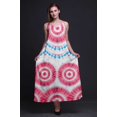 thumbnail image 3 of Bimba Robe Longue Décontractée pour Femmes en Rayonne Teinture sur Nœuds à Bretelles Spaghetti, Maxi d'Été, Robe Soleil - Xxx-Grand, 3 of 5