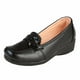 thumbnail image 1 of Zapato Confort Clasico Mujer CASTALIA Negro Detalle de Flor, 1 of 3