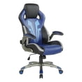 thumbnail image 1 of Chaise de Jeu Ice Knight en Similicuir Bleu, 1 of 12