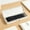 White, variant on Pencil Box Macaron Color Translucent Frosted Pencil Case, Multifunctional Double-sided Stationery Box
