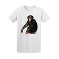 thumbnail image 2 of Young Chimpanzee Sitting T-Shirt Men -Image by Shutterstock, Male XX-Large, 2 of 4