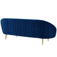 thumbnail image 3 of Sublime Vertical Curve Back Performance Velvet Sofa EEI 3349 NAV by Furniture, 3 of 6