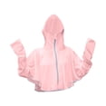 thumbnail image 4 of Mujer Sudadera Con Capucha Cremallera Completa Camisas De Refrigeración Verano Ropa De Protección Solar Cierre De Cremallera Rojo Sunnimix Chaqueta de protección solar, 4 of 7