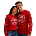 thumbnail image 4 of Mens Mardi Gras Shirts, Long Sleeve Crewneck T-Shirt with Classic Carnival Print (S-3XL), 4 of 5