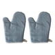thumbnail image 2 of Guantes de algodón para horno, 2 uds., 26cm x 19cm, aislados térmicamente, fáciles de usar, resistentes al calor, guantes para horno, soporte para , azul Soledad Guantes de cocina, 2 of 10