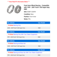 thumbnail image 2 of Front Inner Wheel Bearing - Compatible with 1999 - 2007 Ford F-350 Super Duty RWD 2000 2001 2002 2003 2004 2005 2006, 2 of 2