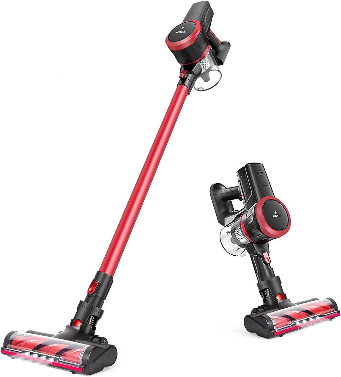 MOOSOO Cordless Vacuum, 23Kpa 4-in-1 Stick Vacuum Cleaner Brushless ...