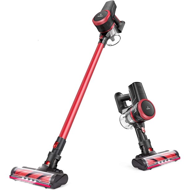 MOOSOO Cordless Vacuum, 23Kpa 4-in-1 Stick Vacuum Cleaner Brushless