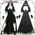 thumbnail image 2 of SEAMEXICO Vestido De La Monja , Anime Fiesta De Halloween Traje S-XL Disfraces De Miedo, 2 of 4