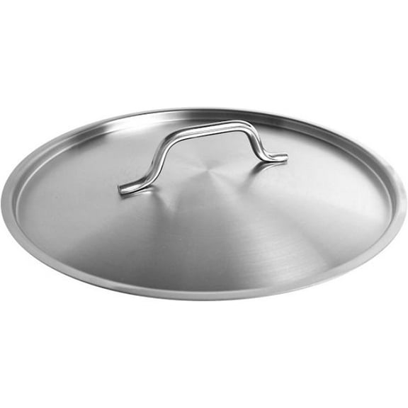 Truecraftware – 24 qt. Stainless Steel Stock Pot Lid - Heavy Duty Stock Pot Cover Stew Pot Simmering Pot Soup Pot Lid Oven Safe & NSF Certified