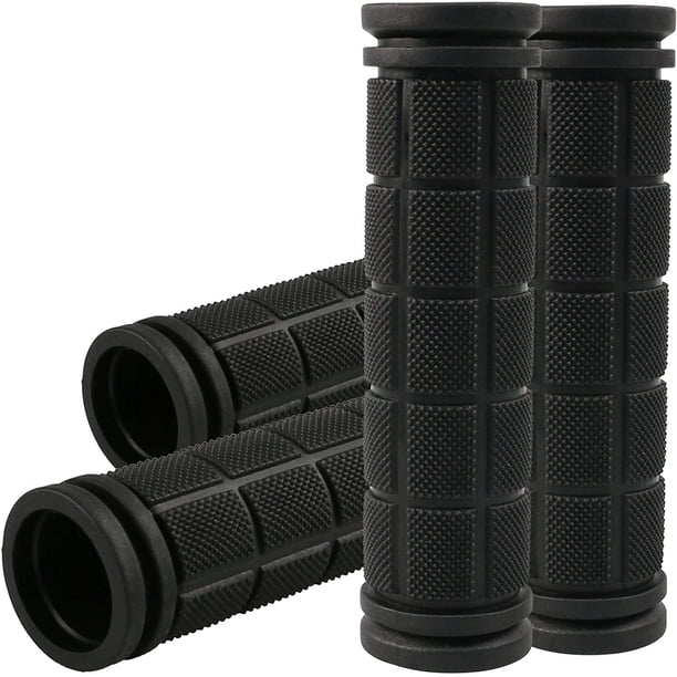Puños de bicicleta de 4 piezas, puños de manillar de bicicleta de goma antideslizantes para niños, puños de bicicleta de repuesto especializados, para Beach Cruiser Razor Scooter plegable MTB Triciclo BMX bicicleta de montaña JM JM