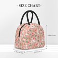 thumbnail image 3 of Haiem Swan And Flowers3 Printed Lunch Bag Women, Lunch Box Lunch Bag for Women, Small Leakproof Cute Lunch Tote Large Capacity Reusable Insulated Cooler Lunch Container, 3 of 6