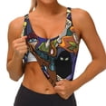 thumbnail image 4 of Lsque Scooby-Doo Printed Women'S Sports Bra, Compression, Moisture Wicking, High-Impact Sports Bra For Women,Supportive sports bra-Medium, 4 of 9