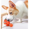 thumbnail image 2 of Bola de cuerda interactiva molar juguete de perro de goma con sabor a leche (naranja) Afortunado Sencillez, 2 of 5