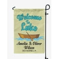 thumbnail image 1 of Printtoo Tan Welcome To The Lake Outdoor CampingFlagCustom Personalized Camping Flags For Campers Double Sided CampsiteFlag, 1 of 4