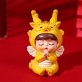thumbnail image 1 of Car Mounted Dragon Year Mascot, Car Center Console Decoration, Cute Shaking Head Tabletop Decoration, Beautiful Meaning For The Year Of The Dragon on Clearance, 1 of 6