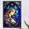 thumbnail image 1 of Cuadros Decorativos Pintura de diamante 5D DIY Taladro redondo completo Imagen AB parcial de la Virgen 45x65cm DQrwqpou embutido en tela, 1 of 9