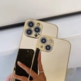 thumbnail image 4 of Compatible with iPhone Case,Luxury Electroplated Bling Makeup Mirror [ Drop & Camera Lens Protection] Shockproof Cover Phone Case (Gold,iPhone 14 Plus), 4 of 5
