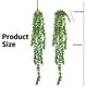thumbnail image 2 of Plantas vegetales colgantes CEWOR, suculentas artificiales, 8 unidades, 2 of 7