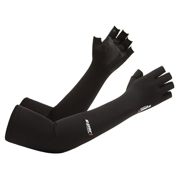 BINGLI Compression Arm Sleeves with Thumb Holes - UV Protection Long Arm Covers for Women/Men, Breathable Sports Sleeve Guards for Outdoor Activities & Sun Protection 