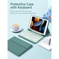 thumbnail image 1 of Protective Case With Keyboard Compatible with iPad 7/8/9 Gen 10.2inch,Compatible With Samsung Galaxy Tab S6 Lite 10.4/Huawei MatePad Pro 11inch,Built-, 1 of 4