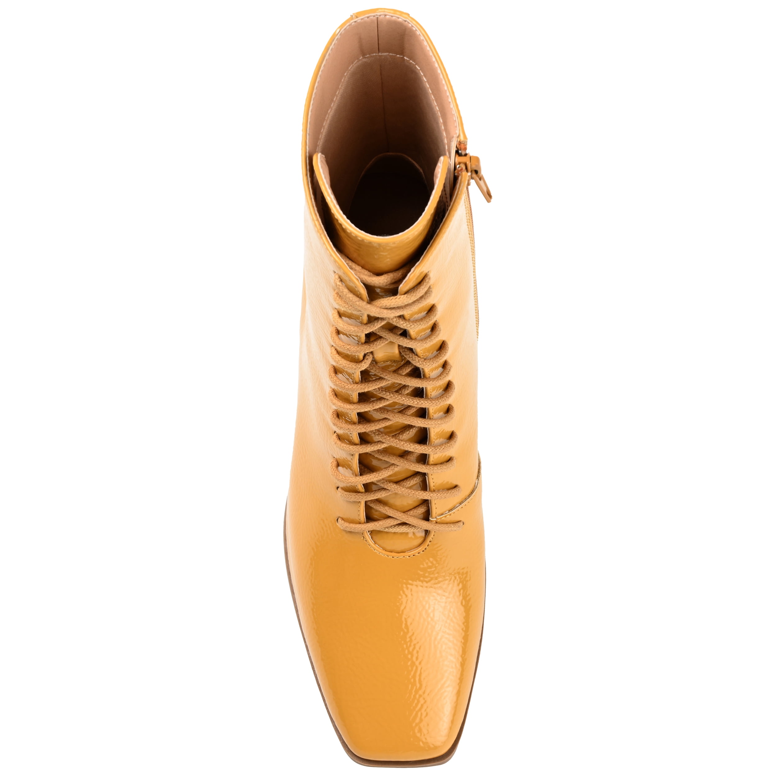 Journee Womens Covva Inside Zip Stacked Heel Booties, Widths Available