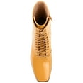 thumbnail image 5 of Journee Womens Covva Inside Zip Stacked Heel Booties, Widths Available, 5 of 10