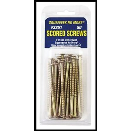 

SQUEEEEEK NO MORE 3 Steel Floor Replacement Screws Stops Squeaks 50 PACK
