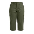 thumbnail image 5 of SwiftWear Women's Plus Size Cargo Capri Pants Summer Elastic Waistband Casual Outdoor Hiking Trousers with Pockets, 5 of 8