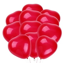 TAILTOSS Heart Shaped Red Latex Balloons 10 Inch 50Pcs For Party Decorations Wedding Birthday Christmas