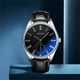 thumbnail image 4 of Reloj de cuarzo para hombre, reloj de cuarzo informal para hombre, esfera de cristal azul claro, correa de cuero, estilo informal, reloj de pulsera, esfera antiarañazos, para hombre y mujer, esfera de, 4 of 5