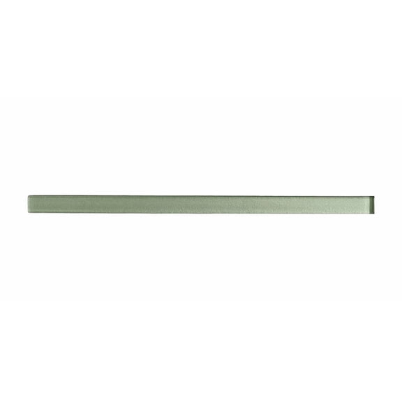 Apollo Tile 10 pack 0.6-in W x 12-in L Glass Glossy Pencil Liner Tile Trim (0.5 Sq ft/case)