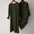 thumbnail image 7 of Girls Muslim Long Sleeve Dress Ramadan Abaya with Hijab Prayer Clothes Kaftan Dress Robe Size 3-12 Years, 7 of 7
