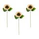 thumbnail image 3 of Ramo de girasoles artificiales de 3 piezas, flores silvestres artificiales, flores de novia para decoración de bodas, decoración artística, manualidad champán, 3 of 9