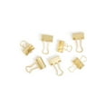 thumbnail image 4 of U Brands Binder Clips, Paper Clamps, 15mm, Mini, Gold Finished Steel, Paper Organization, 40 Count, 763U, 4 of 10