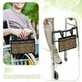 thumbnail image 3 of COEQINE Leopard Print Wheelchair Armrest Side Hanging Storage Bag Motorized Wheelchair Bags to Hang on Side Side Arm Bag for Power Wheelchair Wheelchair Storage Bag Side for Seniors, 3 of 7