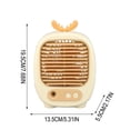 thumbnail image 4 of Dvkptbk portable ac Coolings Mist Fan Humidifying Fan USB Rechargeable Three-speed Office Desktop Fan, 4 of 8