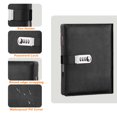 thumbnail image 3 of Magazine, Lock adult, large refillable lock diary 6 ring binder notebook, - black, 3 of 5