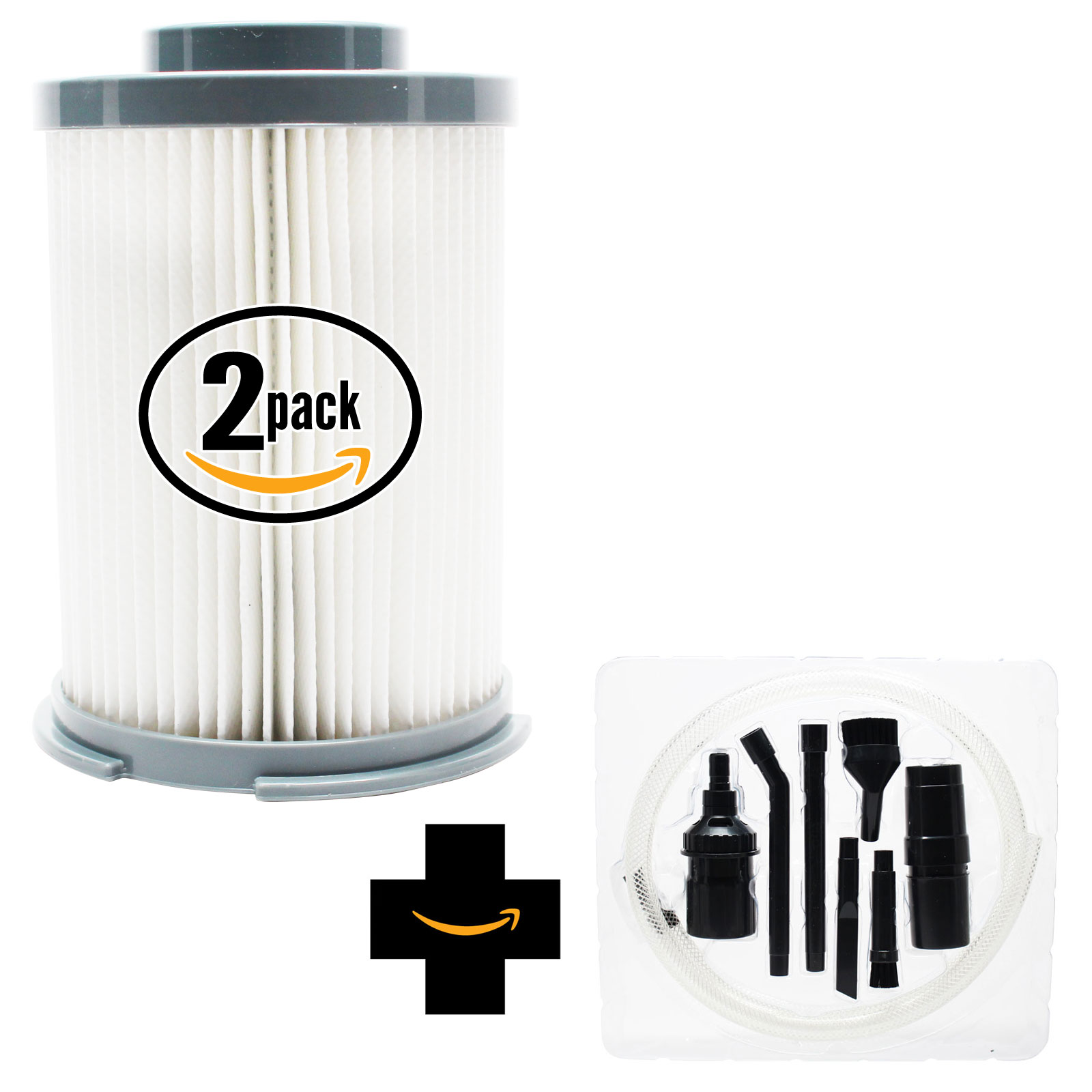2Pack Replacement Hoover Bagless Canisters S3765 Vacuum Canister Filter with 7Piece Micro