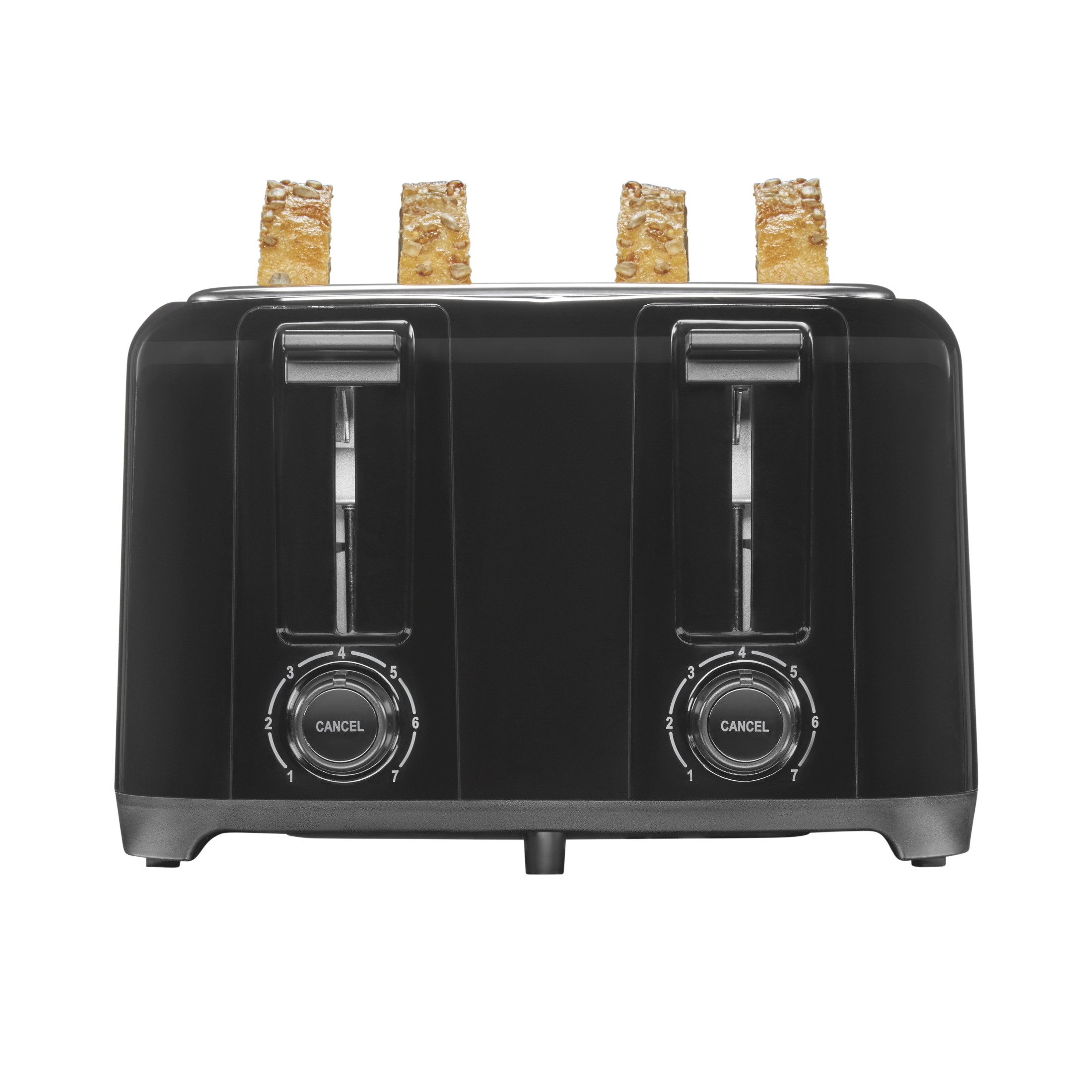 Proctor Silex 4-Slice Toaster with Extra-Wide Slots, Black photo 1