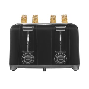 Proctor Silex 4-Slice Toaster with Extra-Wide Slots, Black