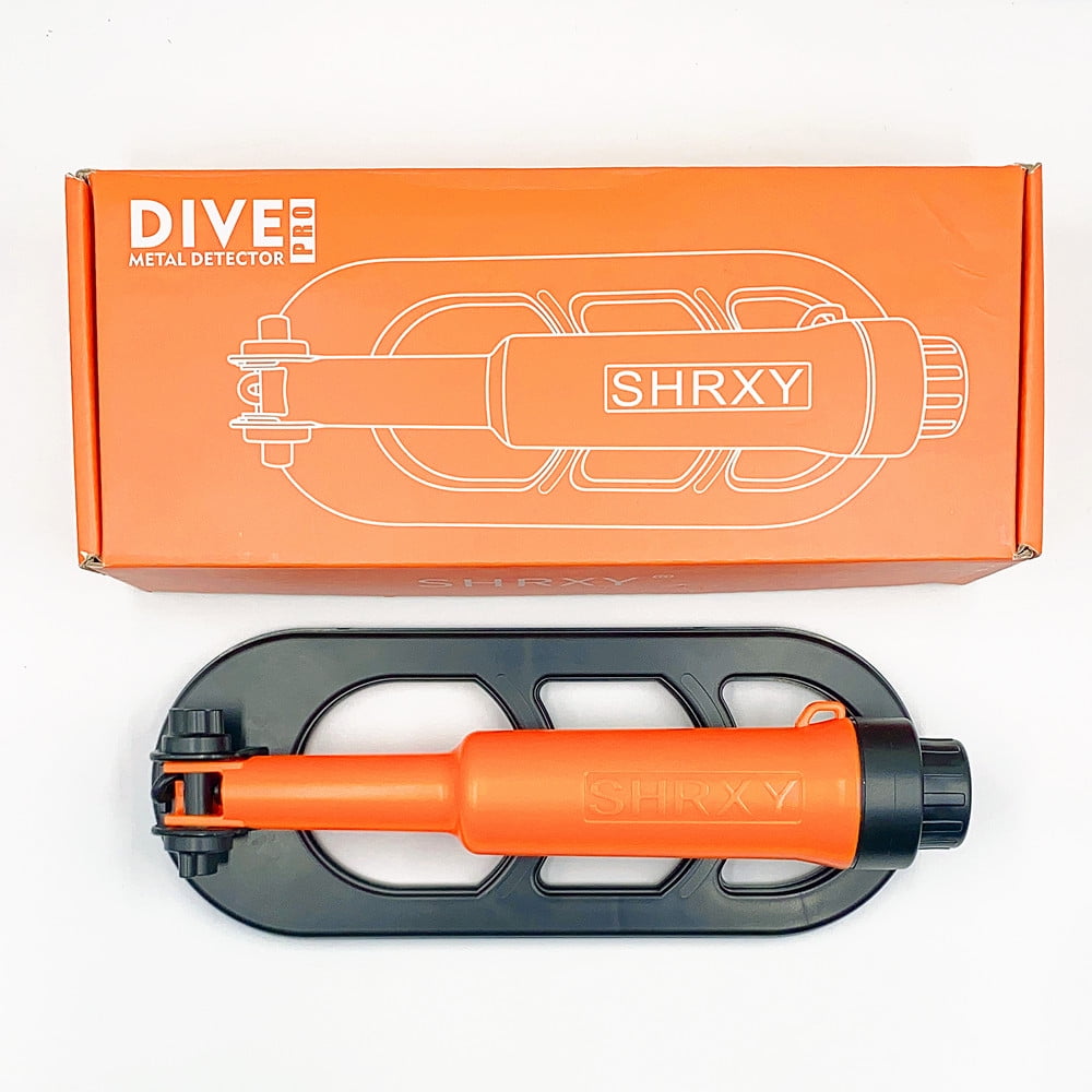 Waterproof Scuba Metal Detector Underwater Dive Pulse Pinpointer (back/orange)