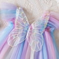 thumbnail image 6 of HCNTES Girls Toddler Kids Summer Princess Dress Short Sleeve Casual Sundress for Little Children Big Kids 3T 4T 5T 6T 7T 8T 9T(6-12 Months,H03-Purple), 6 of 6