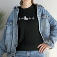 thumbnail image 7 of Roller Skate Heartbeat Shirt, Rollerskate Gift, Roller Derby Tee - ID: 1066, 7 of 7