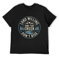 thumbnail image 3 of Lord Willing And The Creek Don’t Rise Lively Men's Cotton Short Sleeve HD Print Tee for Casual T-Shirt Crew Neck Top Black XL, 3 of 7
