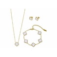 thumbnail image 1 of Conjunto Joyas Trébol Elegante Collar Pendientes Pulsera Xtellar dorado, 1 of 4
