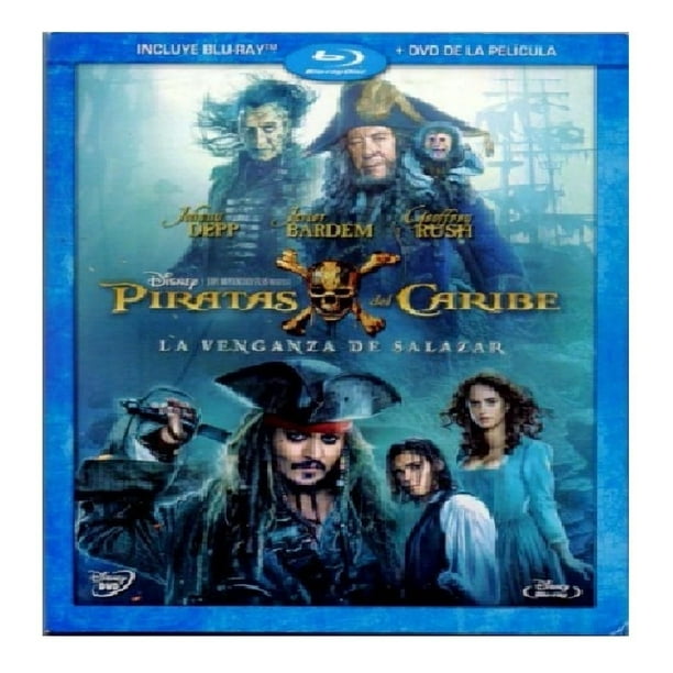 Piratas Del Caribe 5 La Venganza De Salazar Blu ray Dvd DISNEY PIXAR Piratas Del Caribe 5 La Venganza De Salazar Blu ray Dvd