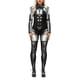 thumbnail image 2 of Lucakuins disfraz de Halloween mono ajustado con estampado 3D para mujer disfraz de esqueleto de calavera de terror para fiesta de Halloween juego de rol Lucakuins  moda, 2 of 6